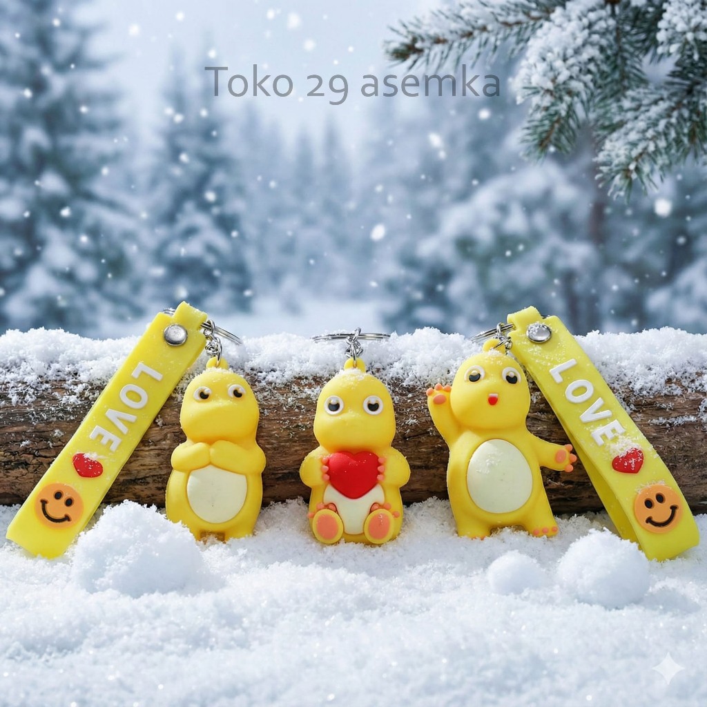 GANTUNGAN LUXURY PREMIUM NAILONG KEYCHAIN CUTE CHILDRENS BAG ACCESSORIES KEYCHAIN MADE OF GOOD RUBBE