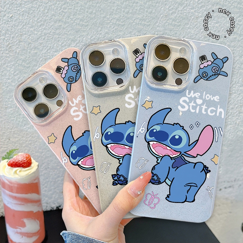 CASE CASING GLITTER BIM BLINK STARDUST MOTIF BLUE CHARACTER COMPATIBLE สําหรับ XIAOMI REDMINOTE 7 8 