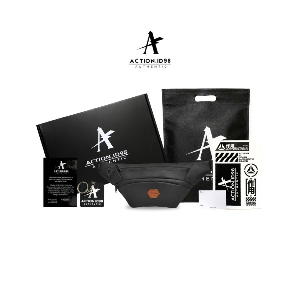 ACTION.Id98 - Action Waistbag Cool Mens Waterproof Fortis Sling Bag