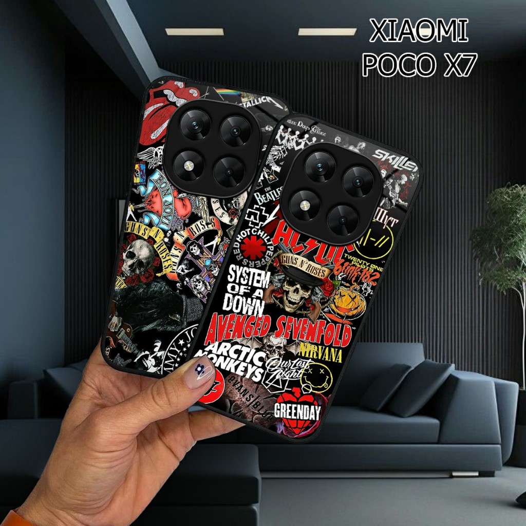 Softcase Hp POCO X7 [E1723] เคส Kaca POCO X7 - เคสซิลิโคน POCO X7 - Softcase Hp Protector