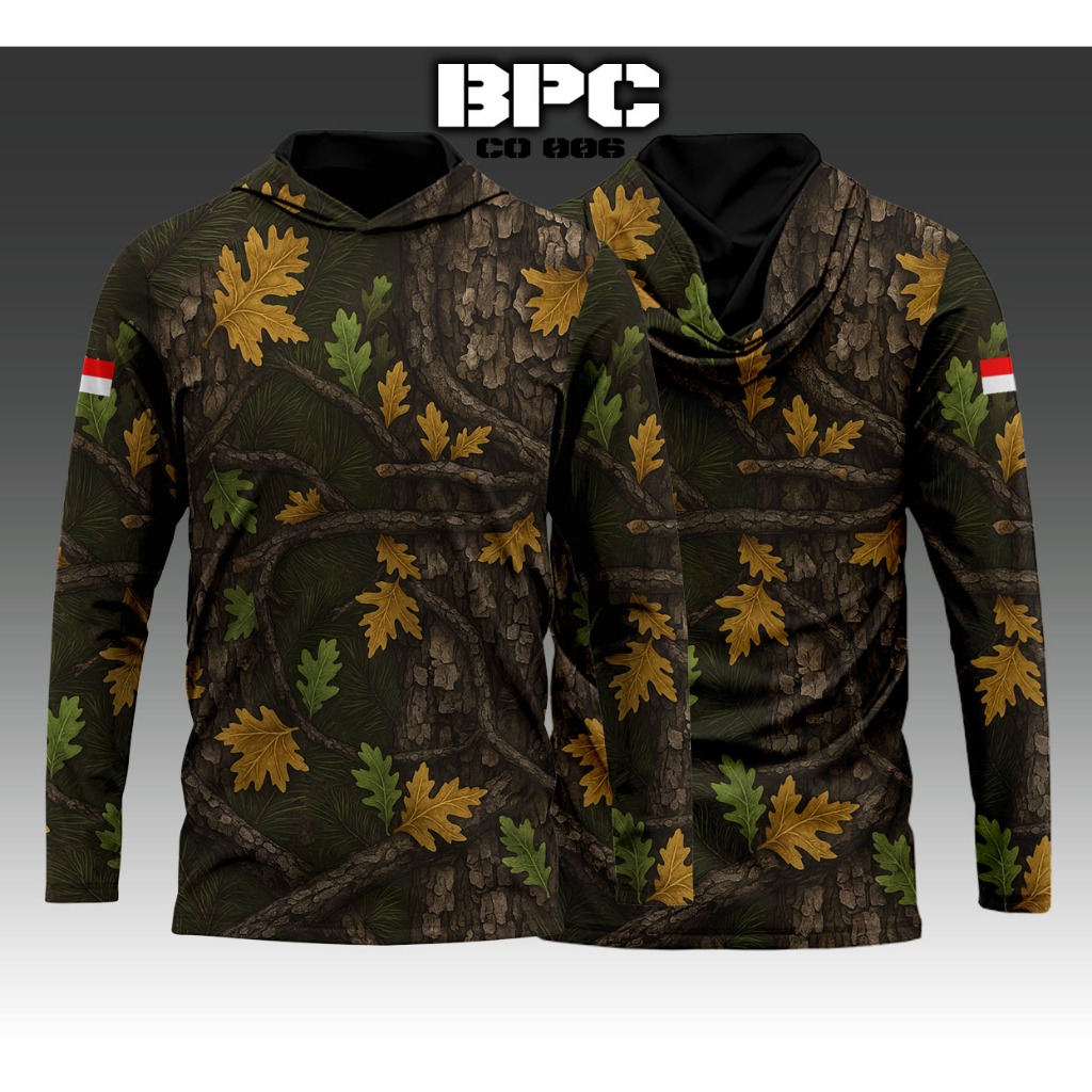 CAMO HUNTING HOODIE / เสื้อผ้า CAMO HUNTING