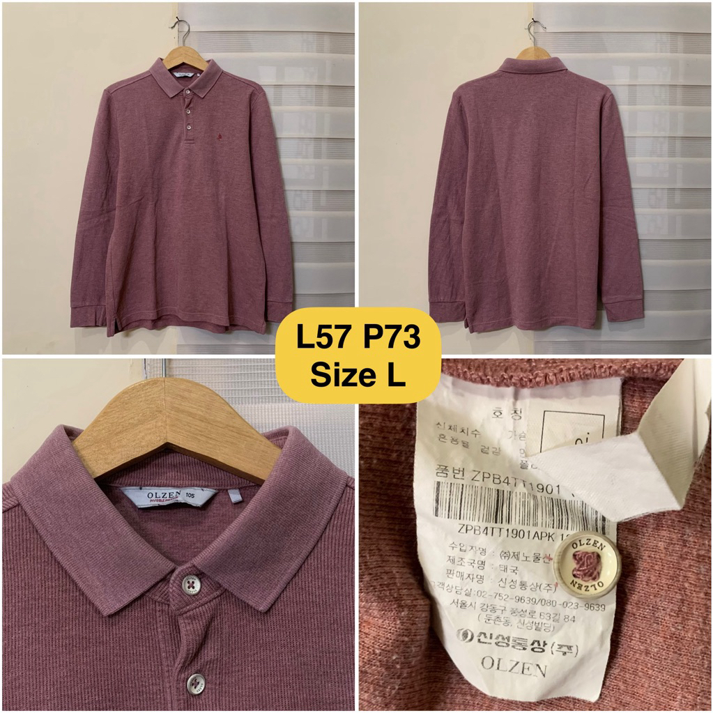 เสื้อโปโลแขนยาว Olzen ดั้งเดิม