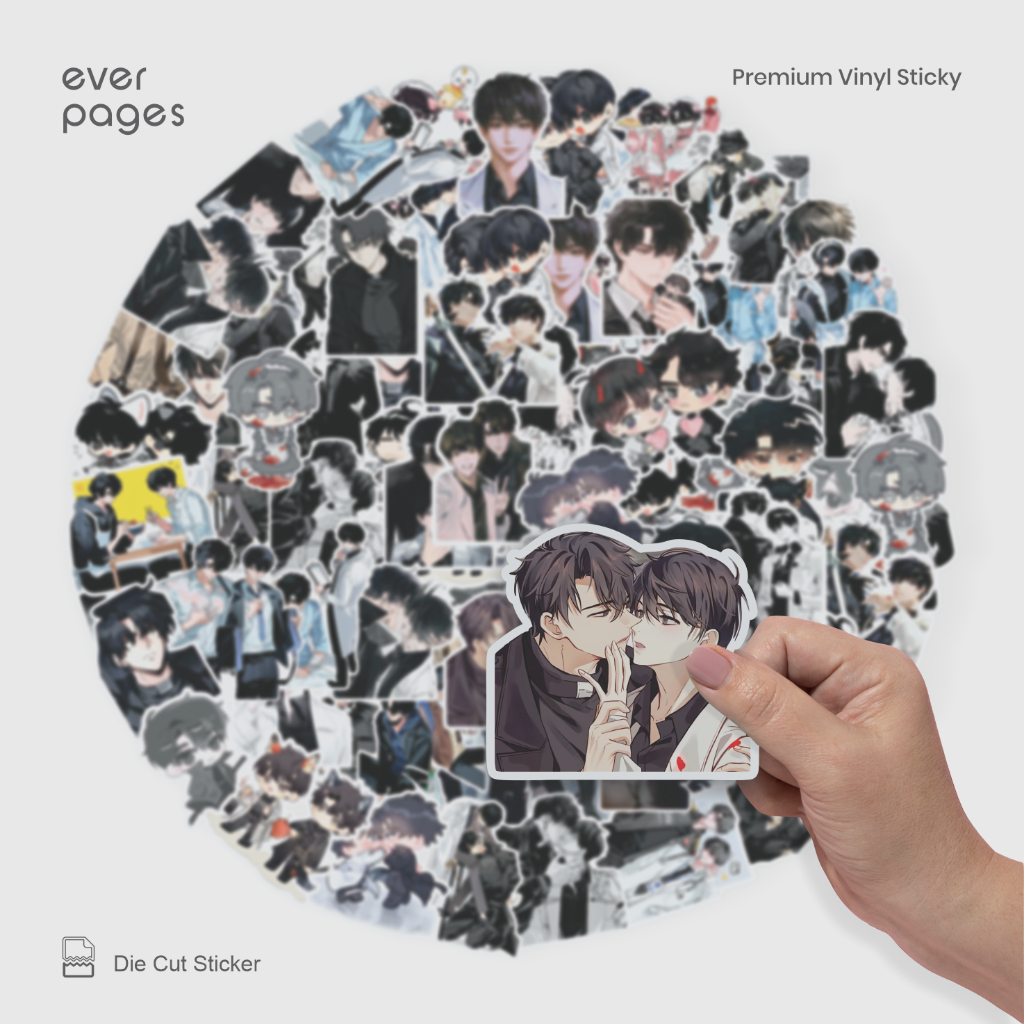 (50 ชิ้น) สติ๊กเกอร์ ORV Omnscient Reader Collects Viewpoint (Kim Daja & Yoo Joonghyuk)