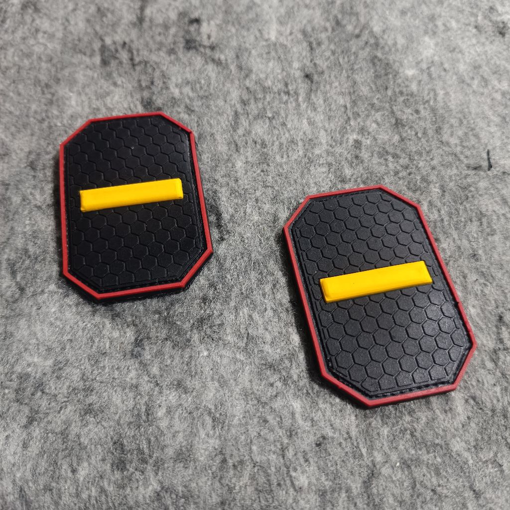 3D Police IPDA Rank Rubber Patch / Police IPDA Rank Patch / Police Rubber Patch