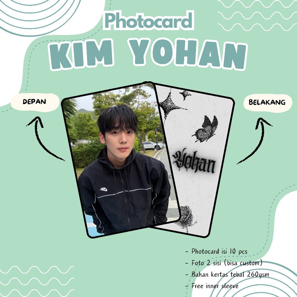 (10 ชิ้น) KIM YOHAN โฟโต้การ์ด