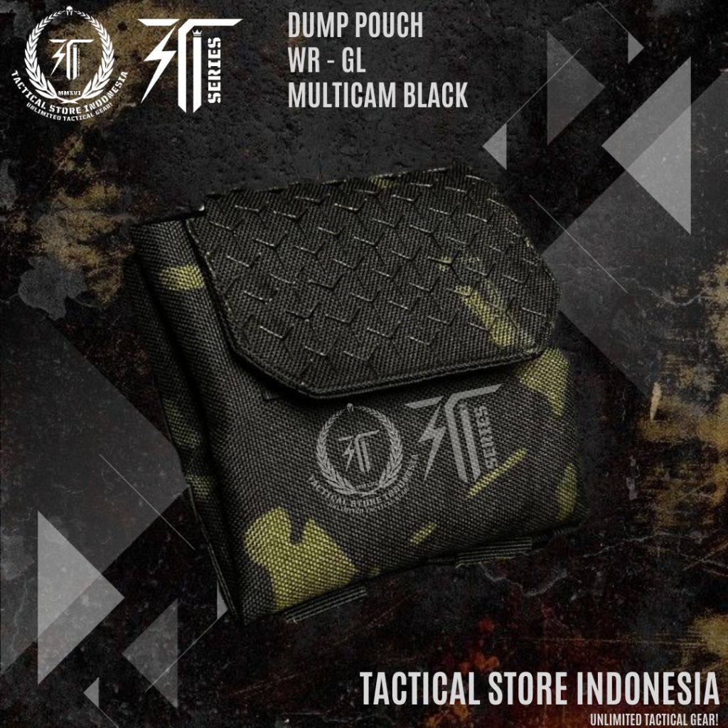ชุด TSI ® DUMP POUCH MULTICAM สีดําและสีดํา - WR GL
