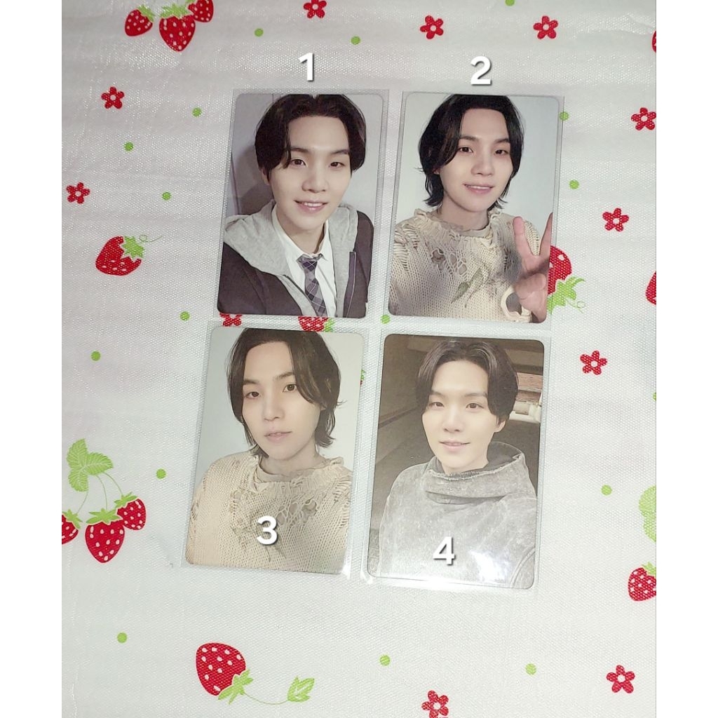 Photocard Official BTS Suga PC อัลบั้ม DDay