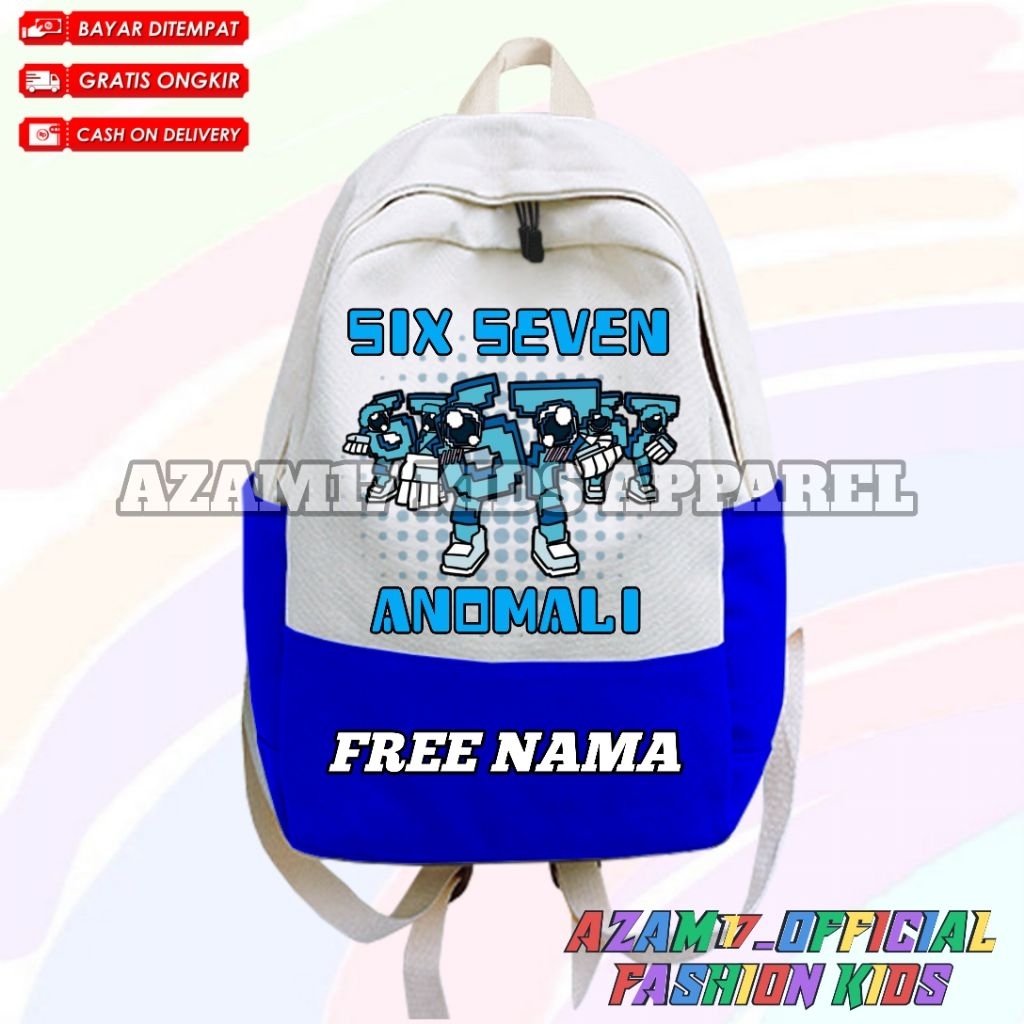 Roblox Steal Brainrot Six Seven โรงเรียนอนุบาลกระเป๋านักเรียนเด็กประถมชื่อฟรี / Anomali Six Seven St