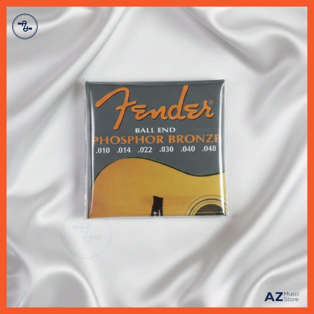 สายกีต้าร์โปร่ง Fender One Set Size 010