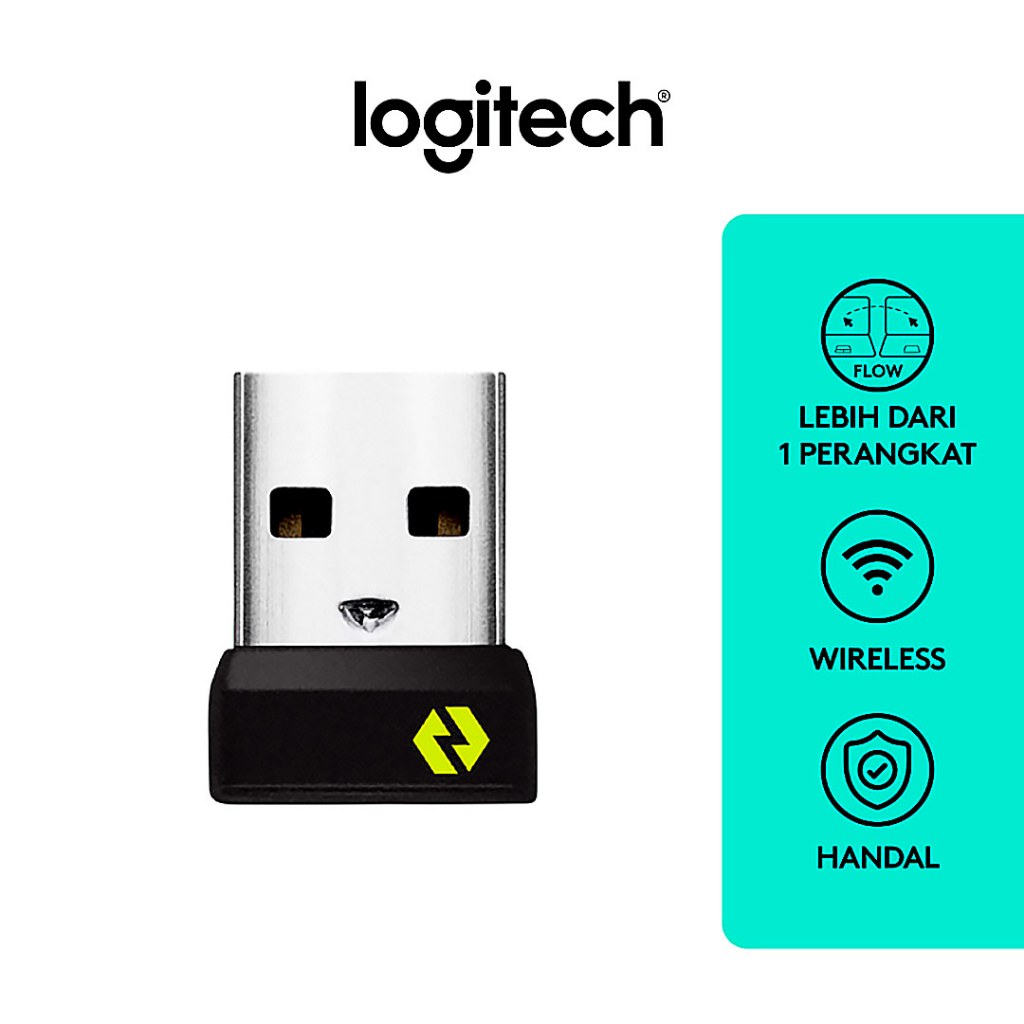251207A Logitech Logi Bolt USB-A Dongle ตัวรับสัญญาณไร้สายเมาส์คีย์บอร์ดเมาส์