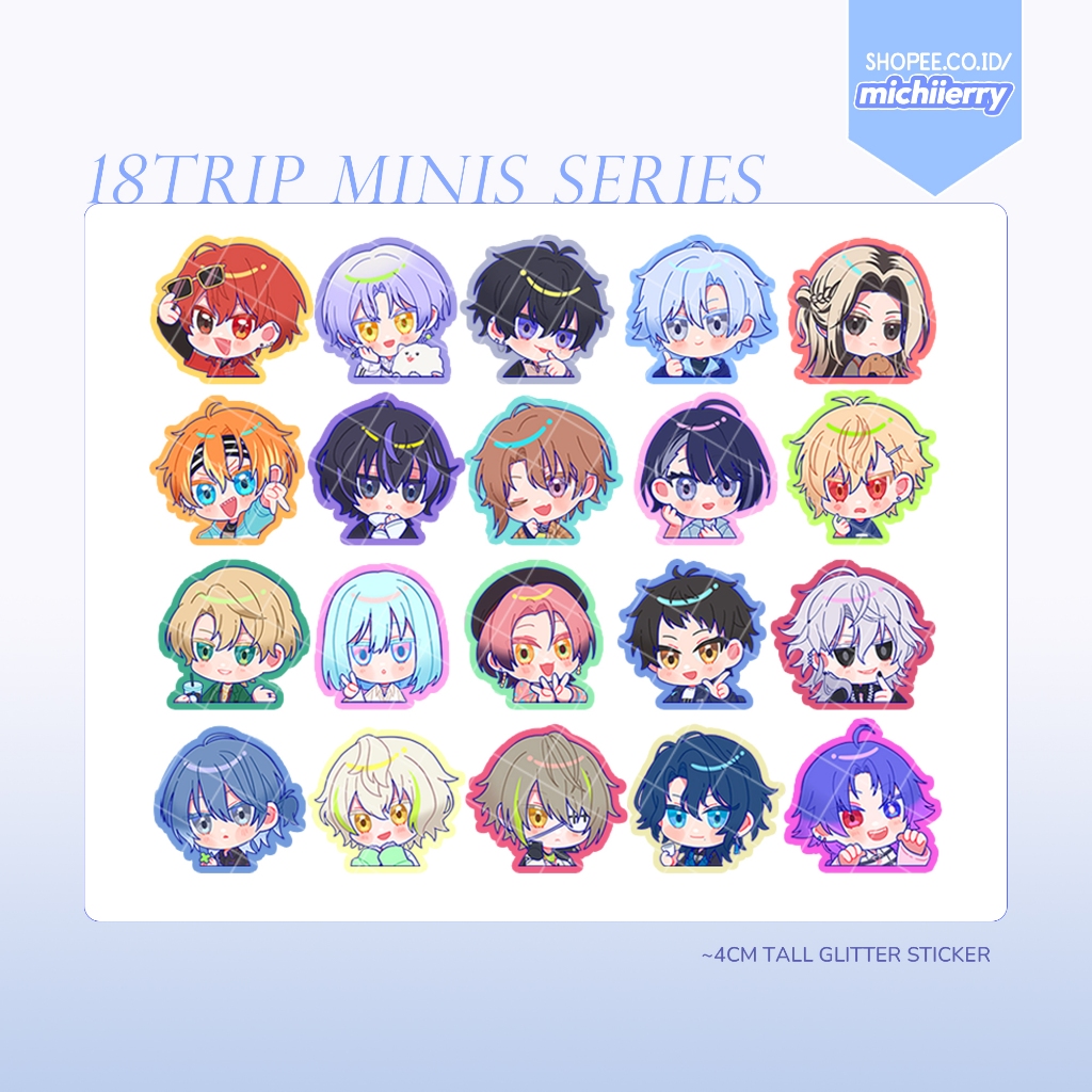 18TRIP FANMERCH - สติ๊กเกอร์ขนาดเล็ก