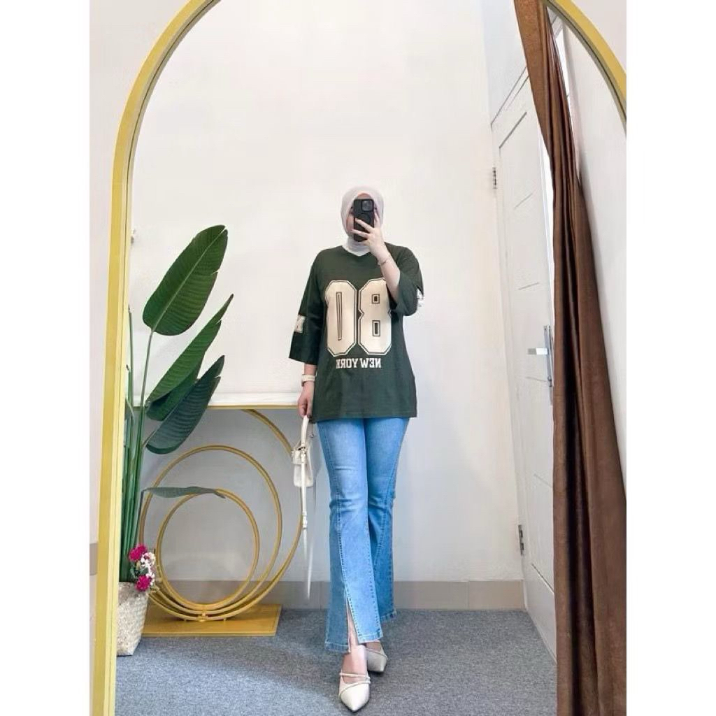 เสื้อยืด GIRLFASHIONSTORY ORIGINAL YERIN OVERSIZE BASEBALL