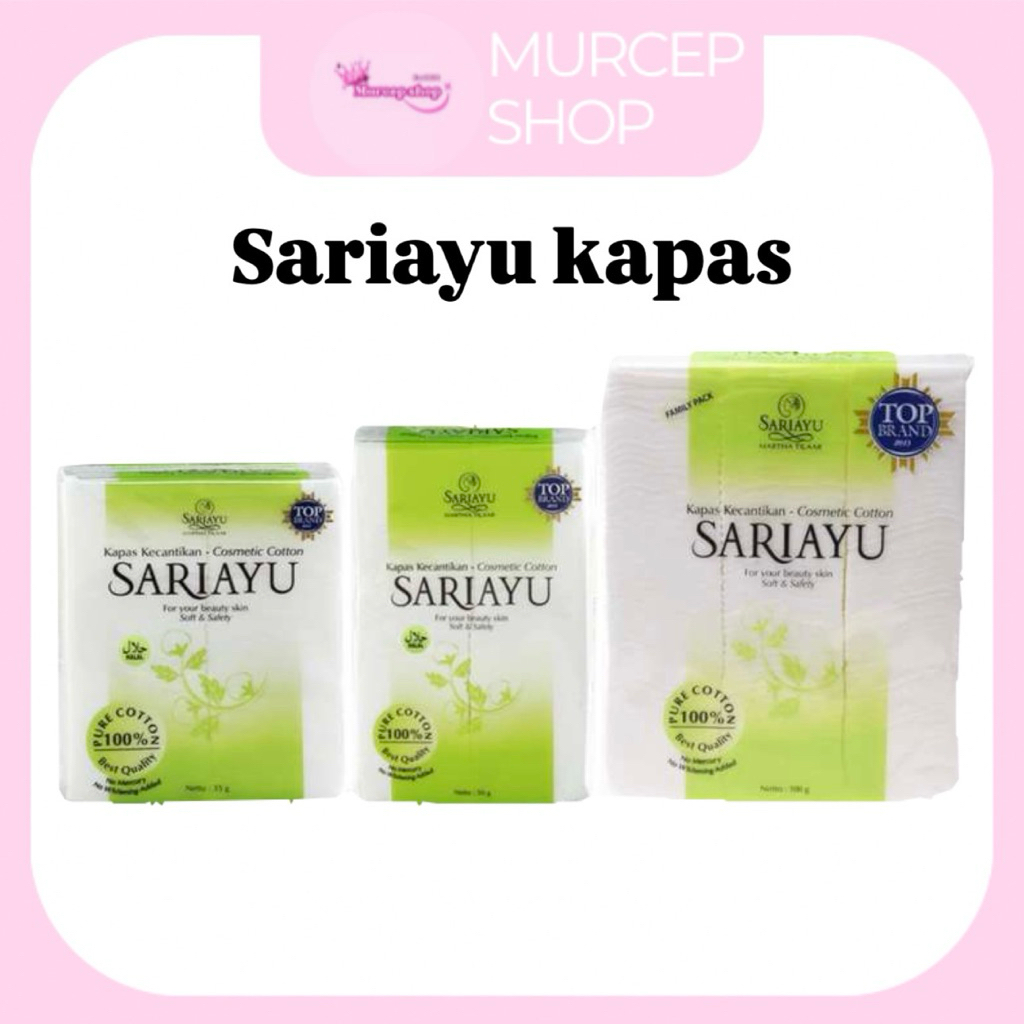 Sari Ayu BEAUTY COTTON | สําลีเช็ดหน้า | 35gr - 50gr - 100gr