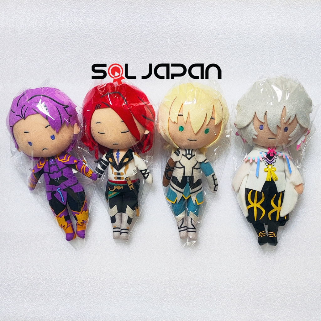 Fate Grand Order FGO Kuji Sugar Pochette Plush Gawain Lancelot Tristan Bedivere Merlin