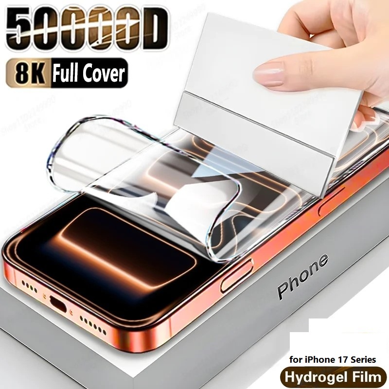 LAYAR Hydrogel CLEAR GLOSSY iPhone 17 16 15 14 PRO MAX 17ProMax 17Pro 17Air 16E 16+ 15+ 14+ 16Promax