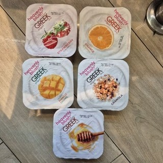 Heavenly Blush Greek Yogurt 100gr Rasa Mangga / Orange / Peach / Stroberi / Madu / Granola