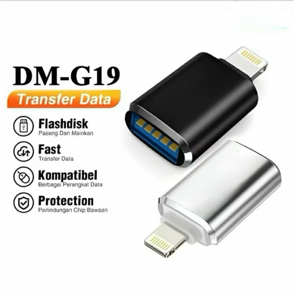OTG Adapter IPHONE IOS G19 Mini OTG Usb เป็น Lightning iPhone อะแดปเตอร์แปลง Usb 3.0