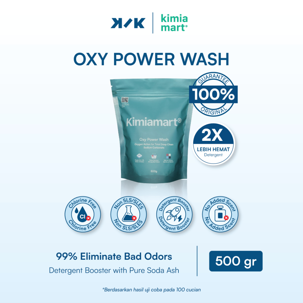 Kimiamart Soda Ash / Oxy Power Wash [แพ็คใหม่] - Laundry Booster / Washing Soda / Cleaner and Purifi
