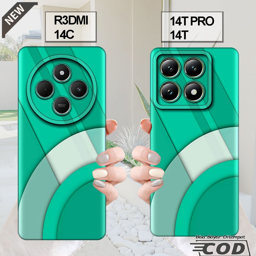 เคส XIAOMI REDMI 14C - เคส XIAOMI 14T - เคส XIAOMI 14T PRO _ปลอกซิลิโคนยืดหยุ่นใสสีดํา