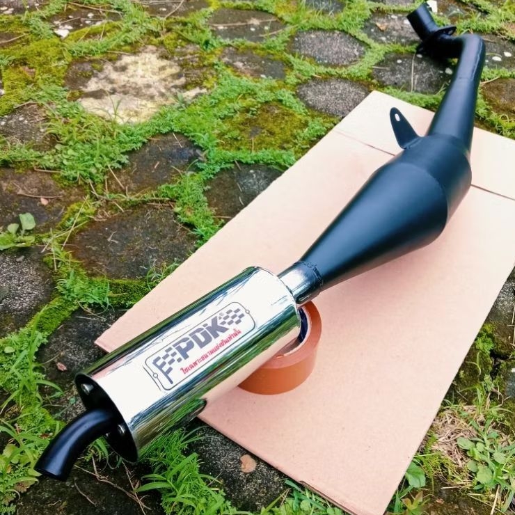 ท่อไอเสีย PDK Fizr Force1 F1zr F1 Yamaha Alfa Y100 bel100 mate111 มาตรฐาน Racing ท่อไอเสีย