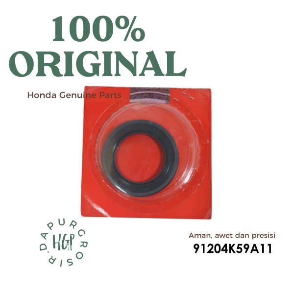 ซีลล้อหลังฮอนด้า Variio 125/150 ซีลน้ํามัน 34x52x7 Original AMM - 91204K59A11