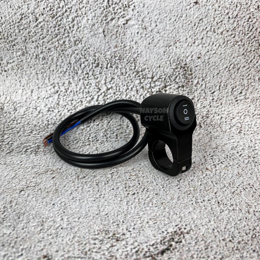 Nayson Cycle Universal Motorcycle 7/8" 22mm On Off Light Switch