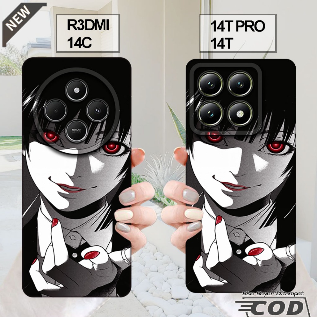 เคส XIAOMI REDMI 14C - เคส XIAOMI 14T - เคส XIAOMI 14T PRO _ปลอกซิลิโคนยืดหยุ่นใสสีดํา