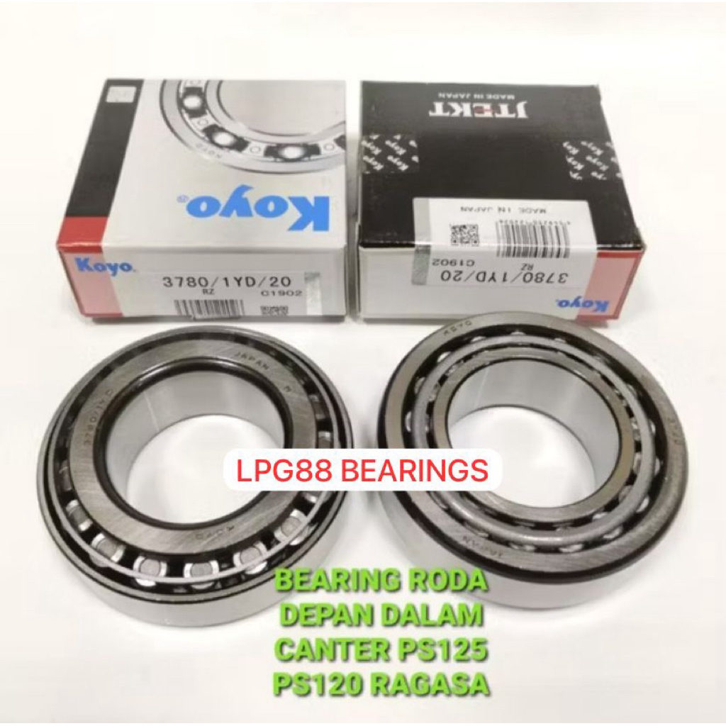 BEARING 3780/20 ล้อหน้า INNER CANTER PS125 PS120 RAGASA 3780 / 20 KOYO