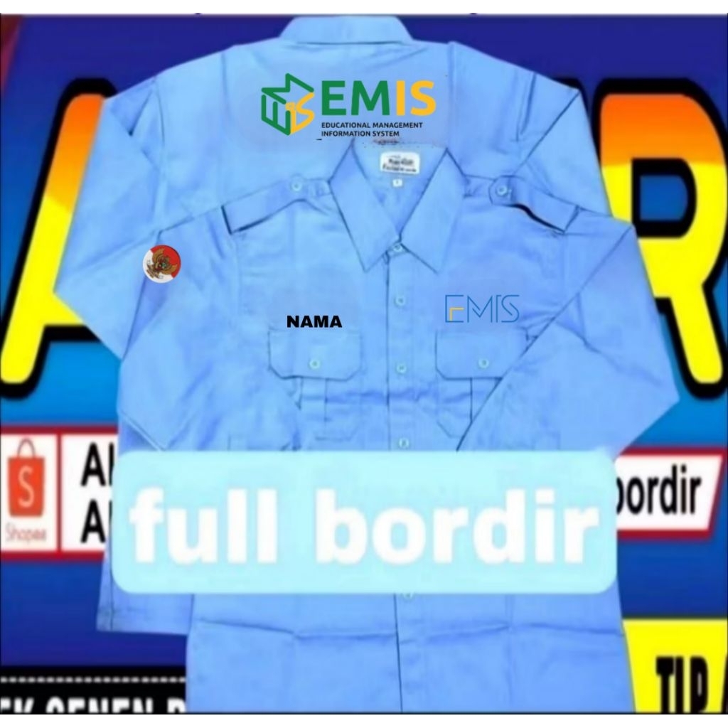 KEMEJA ใหม่ Emis เสื้อ emis เสื้อ emis ชุดเครื่องแบบ emis Pdh work shirt emis Pdh work shirt adarasa
