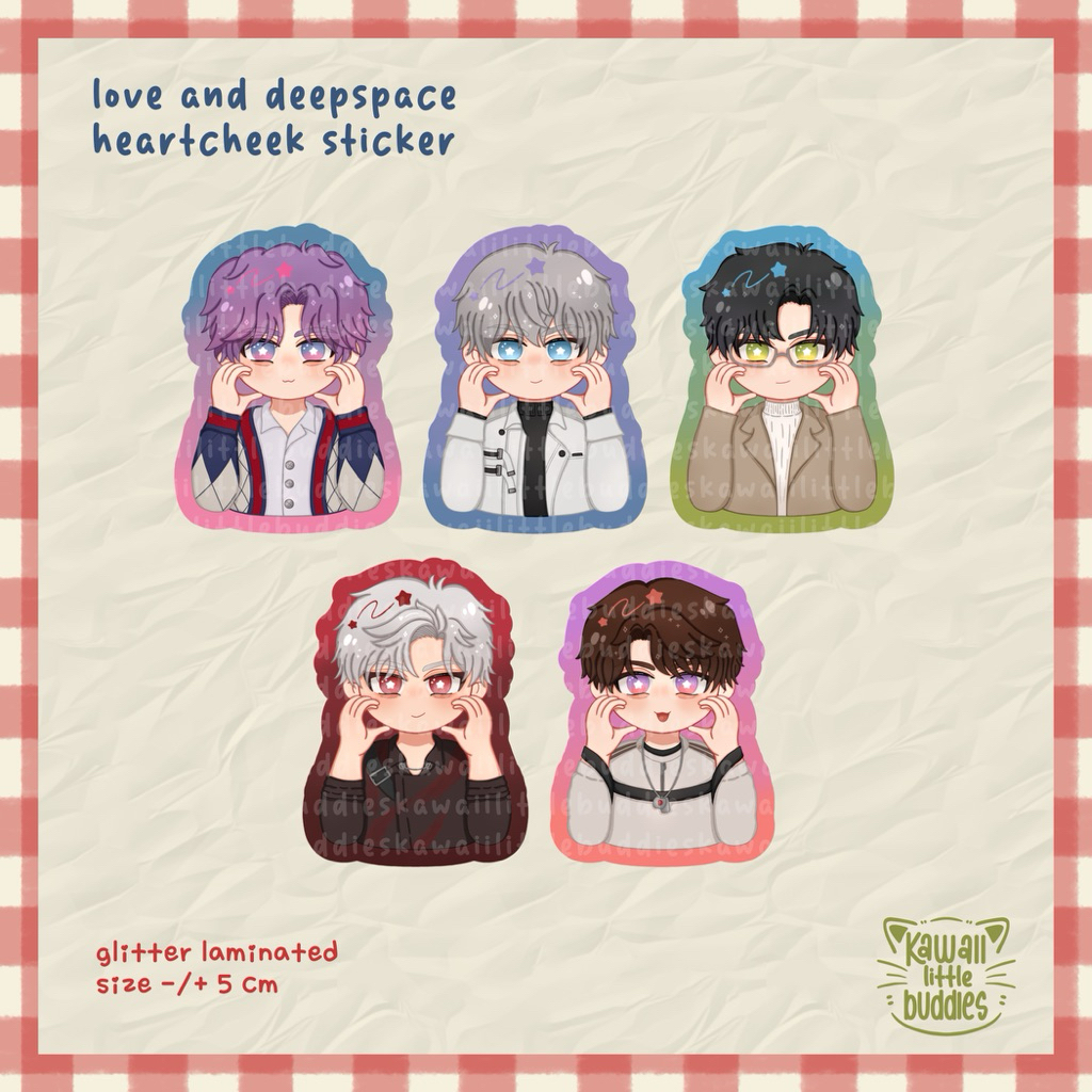 LADS Love and Deepspace Fanart Sticker โดย kawaiilittlebuddies