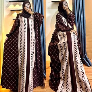 Daster Simak -  Kaftan Jumbo Nyaman Bumil Bahan Katun Rayon Motif Kekinian Terbaru