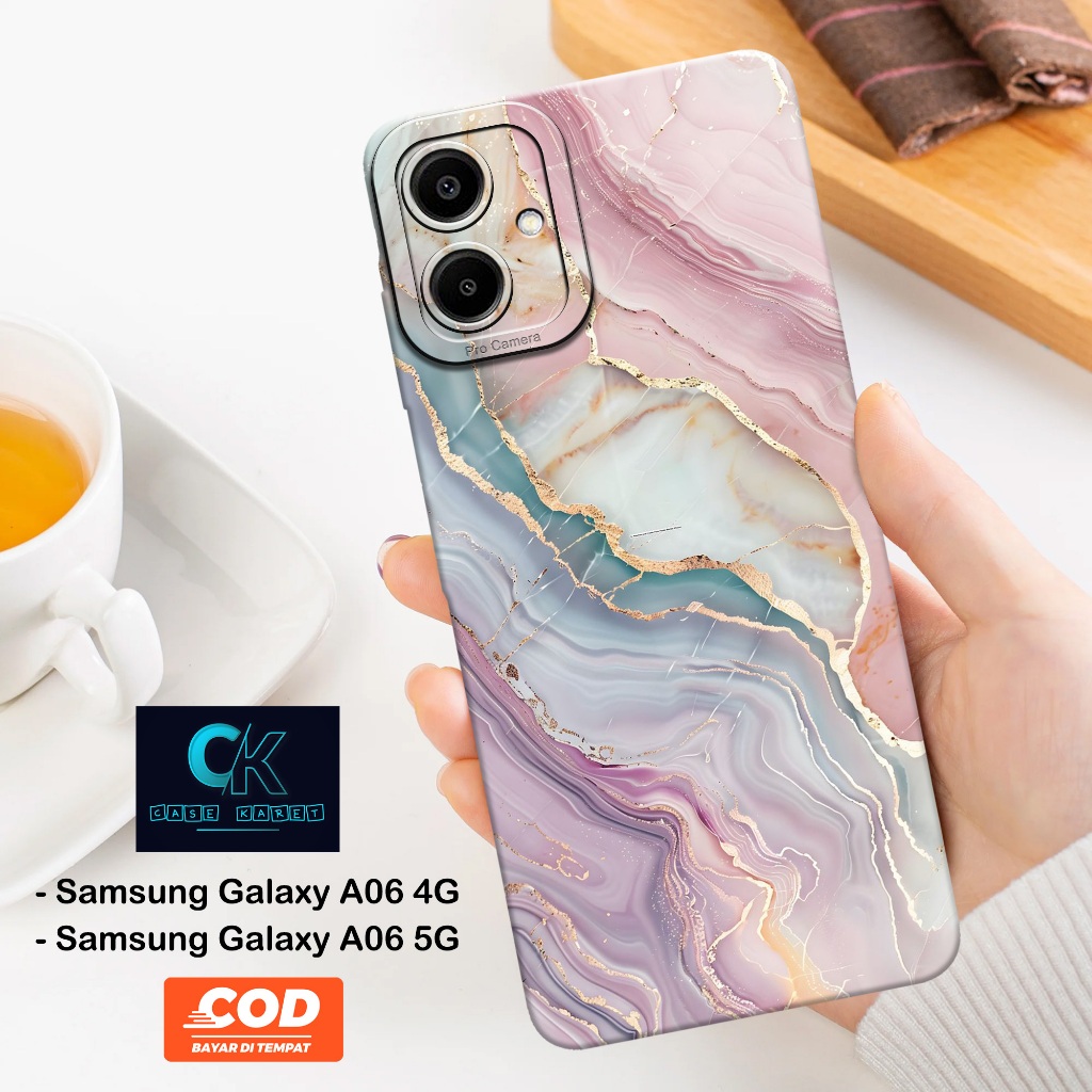 HP เคส Samsung Galaxy A06 4G / A06 5G ล่าสุด - เคสแฟชั่น AESTHETIC - เคสยาง - เคส Samsung A06 4G / A