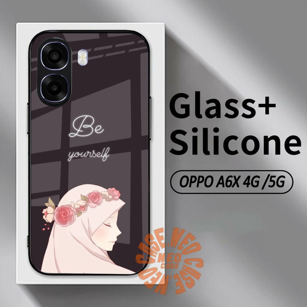 SoftCase Glass Glossy OPPO A6X 4G 5G Casing Hp OPPO A6X 4G 5G - N04