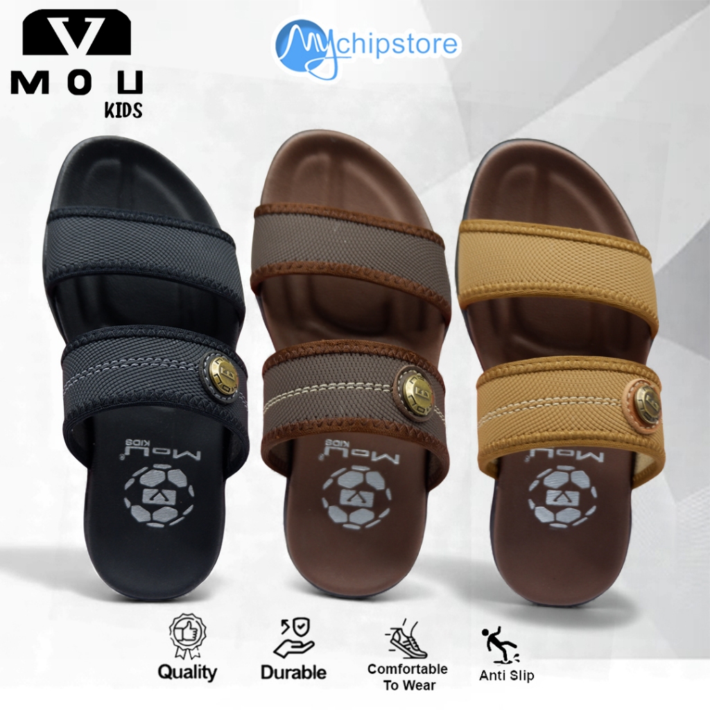 MOU RONALDO 08 รองเท้าแตะเด็กชาย Slide ของแท้ 100%