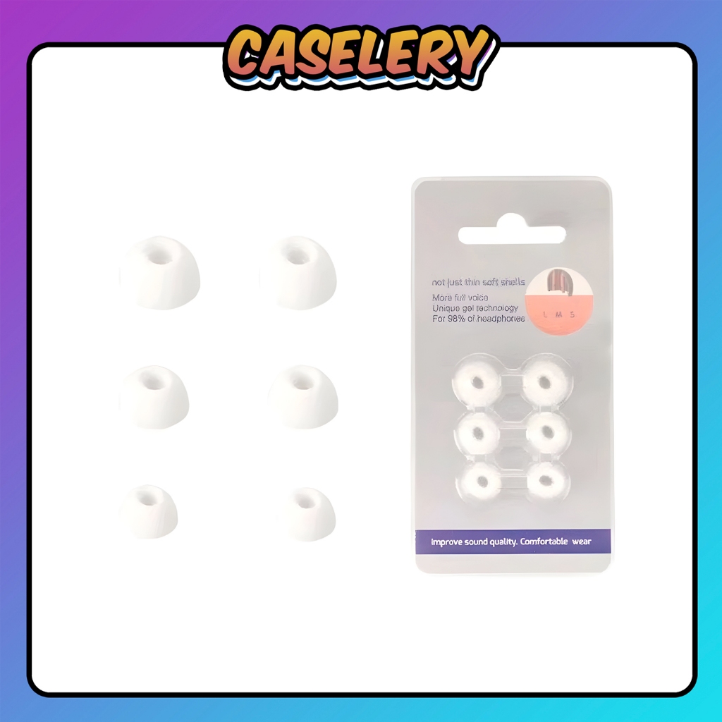 [ER] Eartips Silicon Earbuds Gen 3/R50i / A20i / Gen Pro1/2 /Wm01/Wm02 หูฟังยาง Oneset