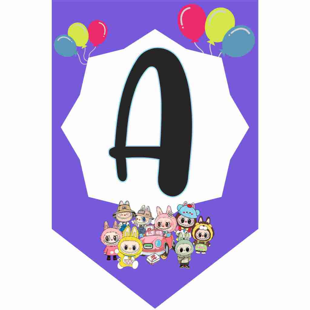 BUNTING FLAG / BANNER FLAG BIRTHDAY (SINGLE) เมล็ดฟักทองแบบกําหนดเอง