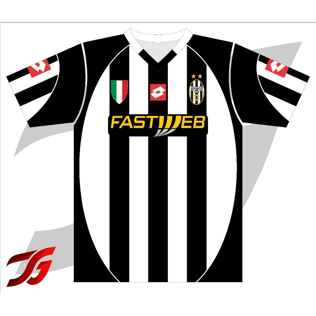 JUVENTUS RETRO JERSEY 2002-2003 - CUSTOM PREMIUM