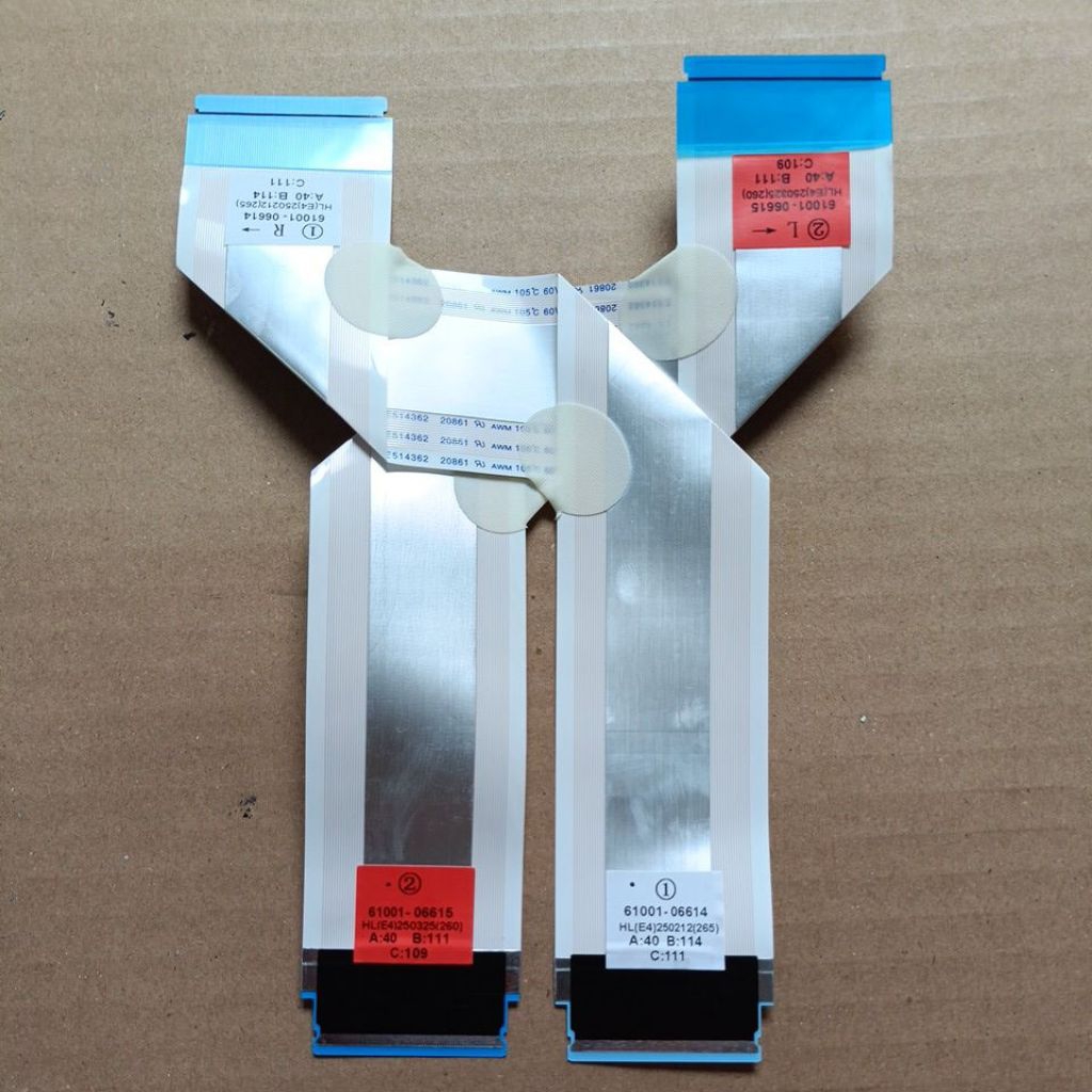 Lvds สายยืดหยุ่นทีวี led LG 65UA7350PSB 65ua7350 เดิม