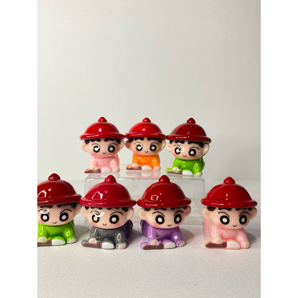 MERAH หมวกสีแดงชาร์มตัวละคร Sinchan / จี้ Sinchan / พวงกุญแจ Sinchan