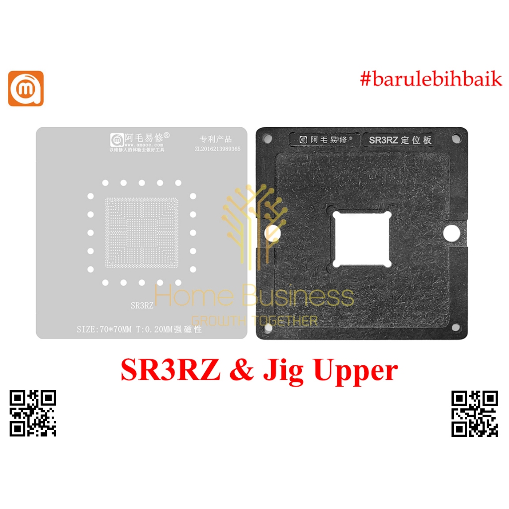 Amao ลายฉลุ BGA Reballing CPU INTEL SR3S0 SR3S1 SR3S3 SR3S4 SR3S5 SR3RZ N4100 N4000 J5005 J4105 J400