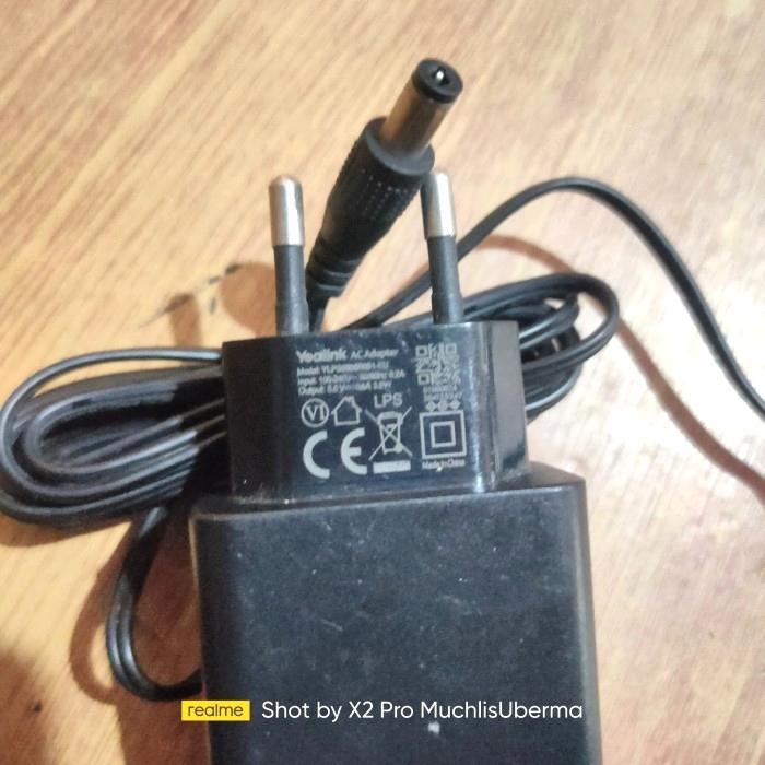 อะแดปเตอร์ Yealink YLPS 050600B1 -EU 5V 0.6A 3.0W อะแดปเตอร์