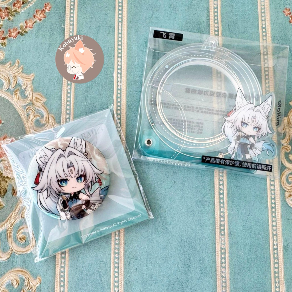 อย่างเป็นทางการจํากัด Feixiao / Suggestion อะคริลิค badge case + badge pin original merch สินค้า fei