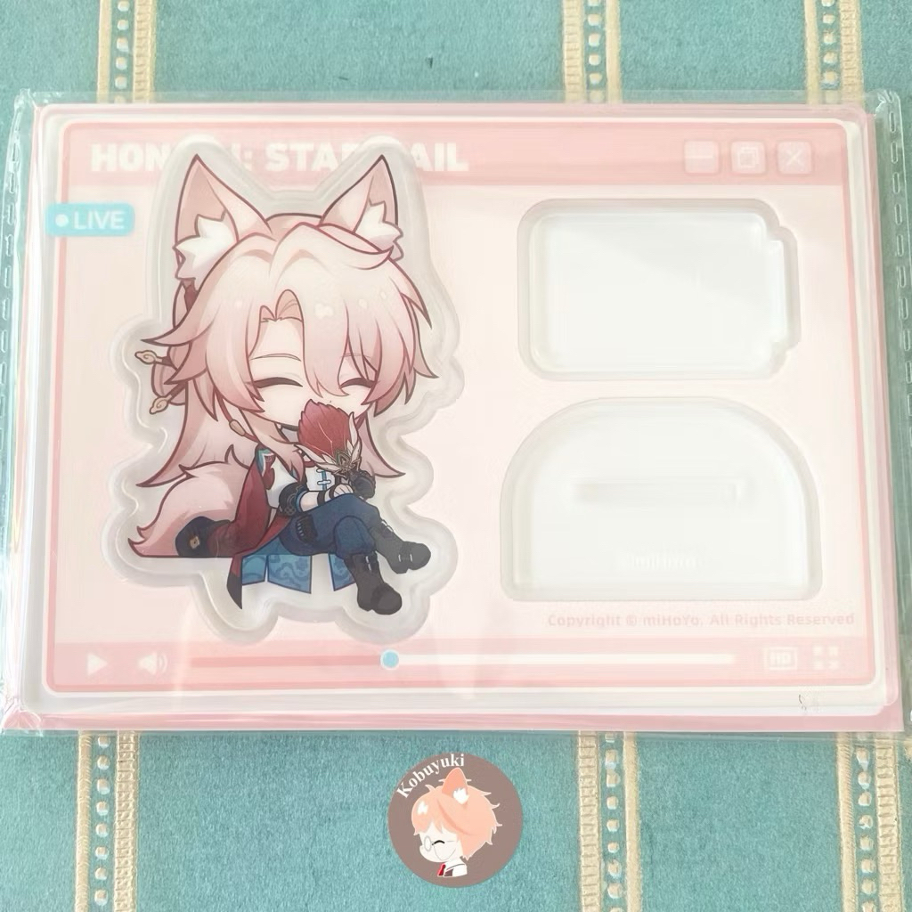 OFFICIAL JiaoQiu สินค้าต่างๆ merch jao qiu hsr honkaistarrail star rail standee อะคริลิค pc photocar