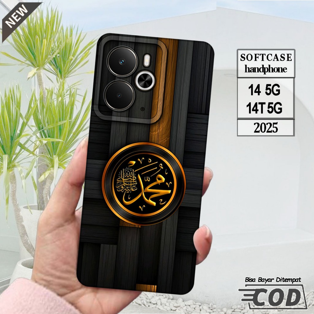 Silicone Realme 14 5G 2025 และ Case Realme 14T 5G 2025 _เคส ยืดหยุ่นสีดําใสยืดหยุ่น