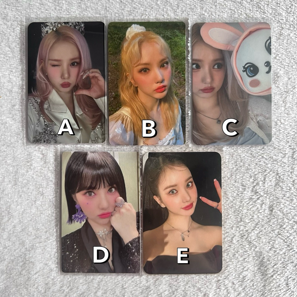 Photocard eunha gfriend viviz เพลงต่างๆของไซเรน apple summer vibe voyage soundwave อย่างเป็นทางการ