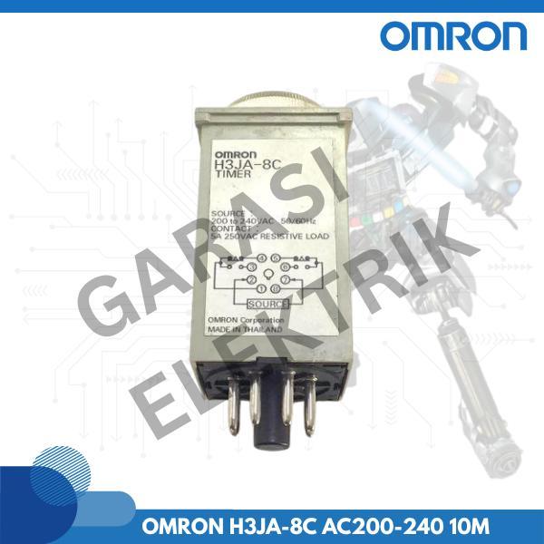 OMRON H3JA-8C AC200-240 10M ตัวจับเวลาอะนาล็อกดั้งเดิม
