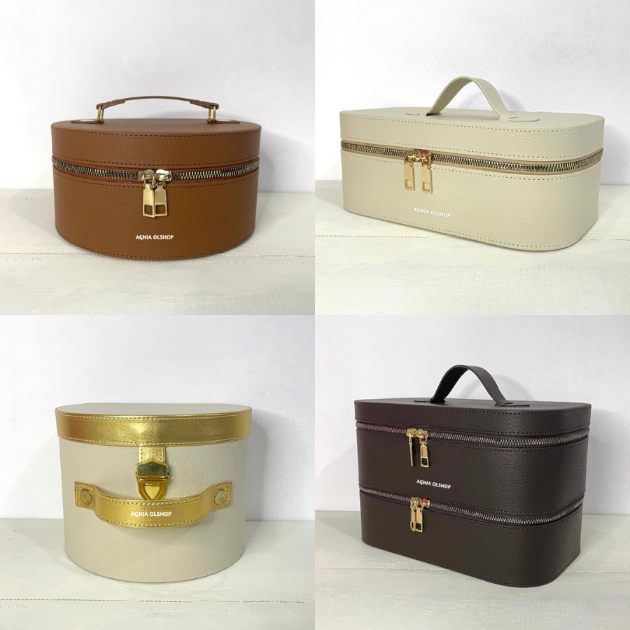 กระเป๋าเครื่องสําอางหนังสังเคราะห์ Beauty Box Make Up Case – โปรปัง