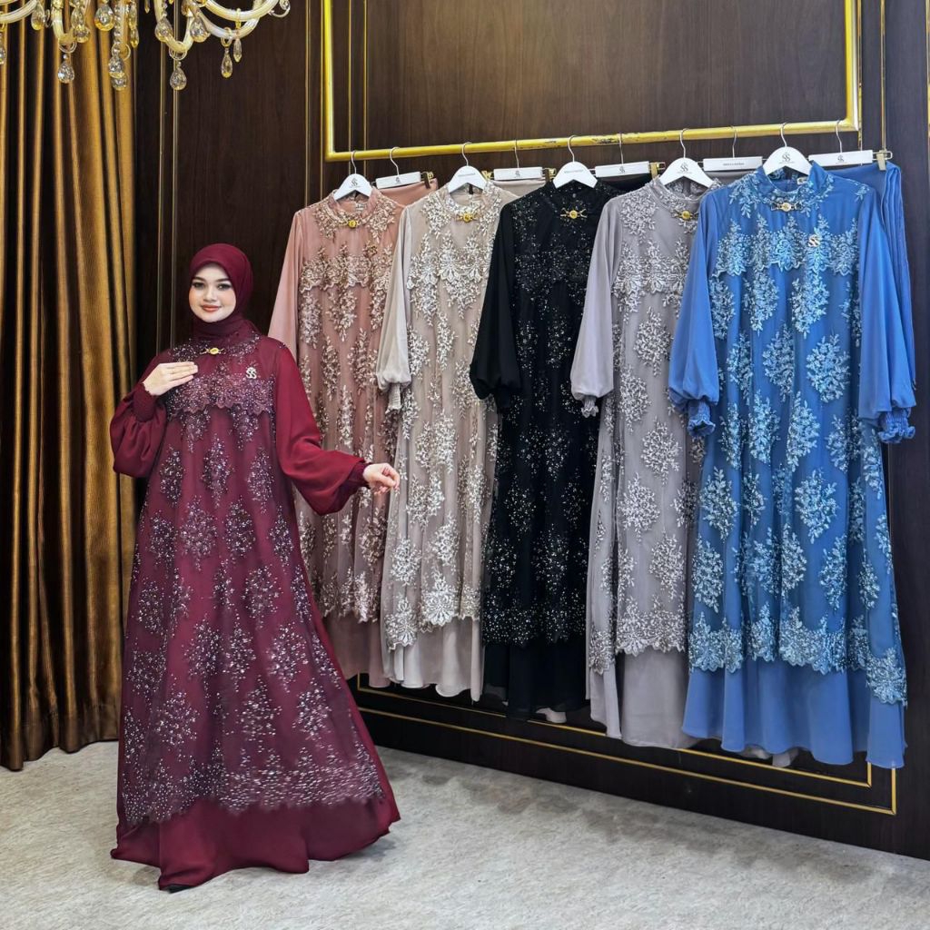 Original Shellasaukia Luxury Brocade Dress