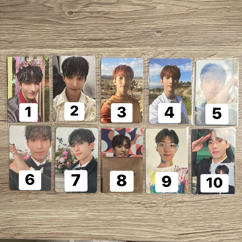 [REPRICE] SEVENTEEN DK PHOTOCARD OFFICIAL svt pc scoups choi seungcheol kkuma cim cheol wear การ์ดสะ