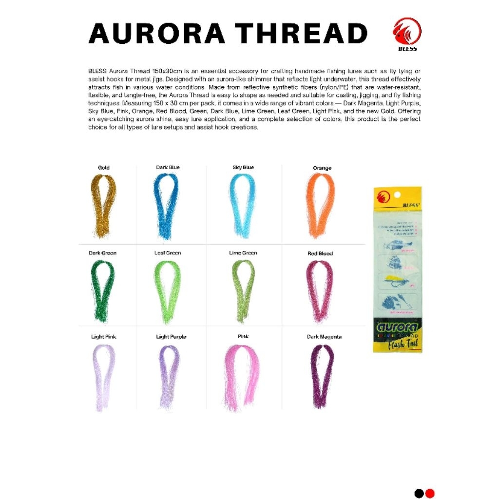 BLESS AURORA THREAD TASSEL / FLASH THREAD SKRIT / BLESS TASSEL SKRIT